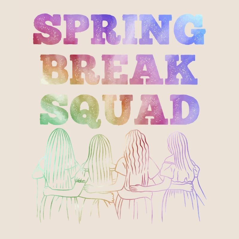 Spring Break Squad Summer Holidays Spring Break