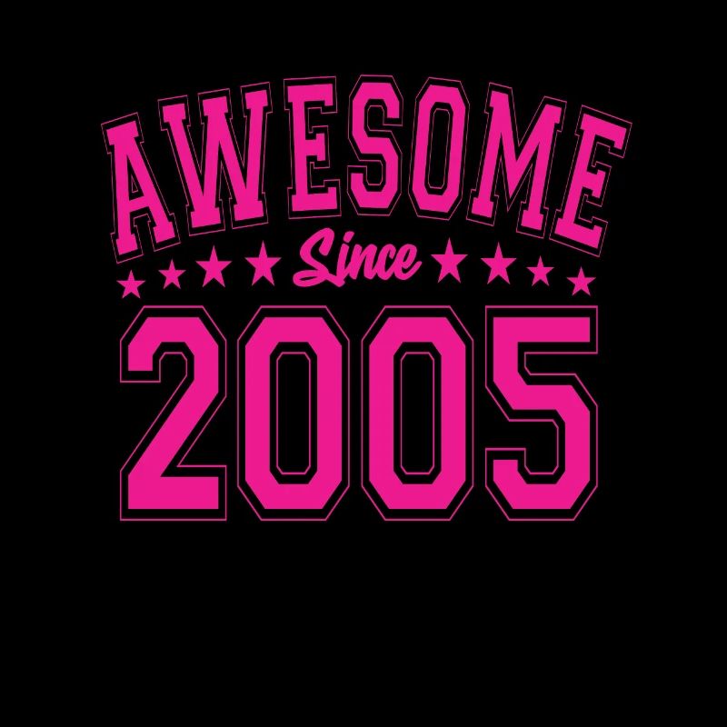 Awesome Since 2005 Geburtstag 2005 Vintage 2005