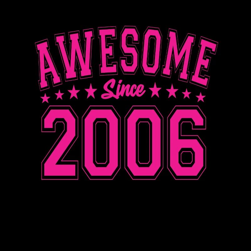 Awesome Since 2006 Geburtstag 2006 Vintage 2006