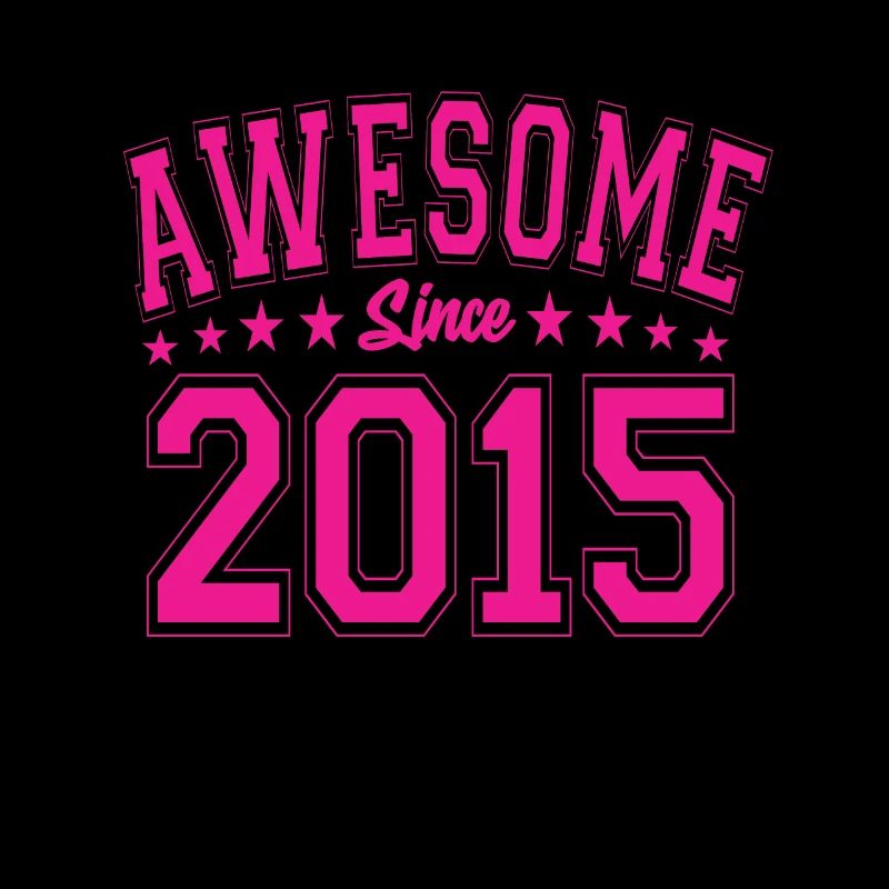 Awesome Since 2015 Geburtstag 2015 Vintage 2015