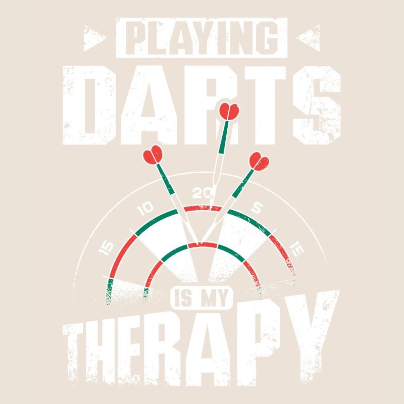 Playing darts is my therapy