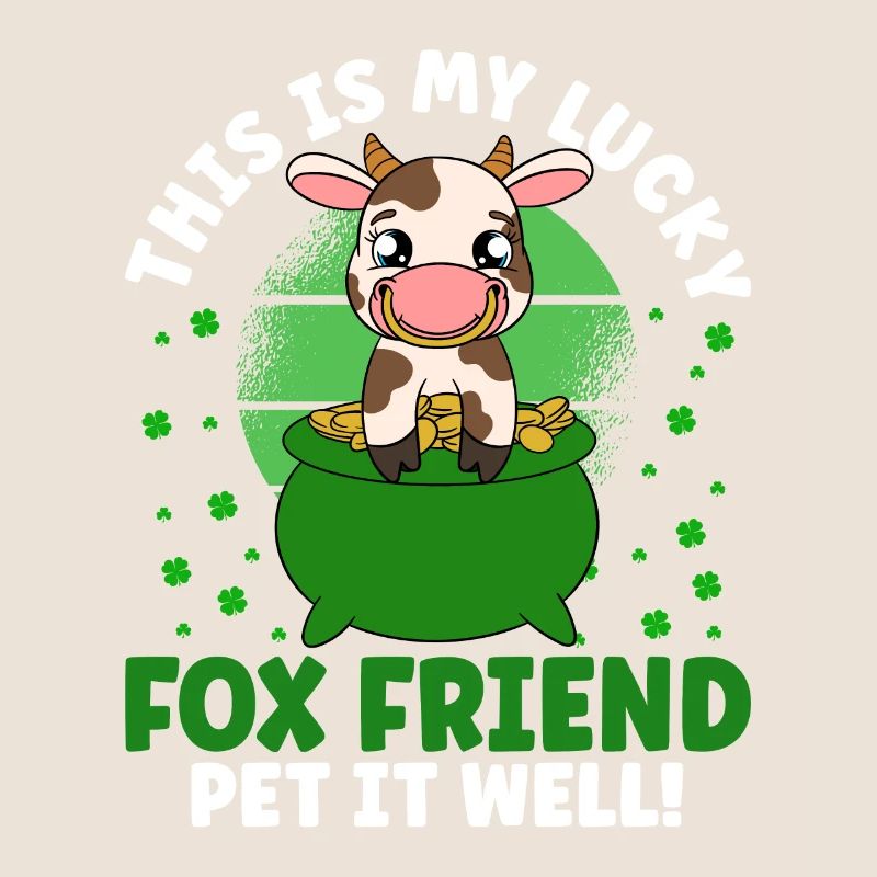 Mignon trèfle de vache Saint-Patrick