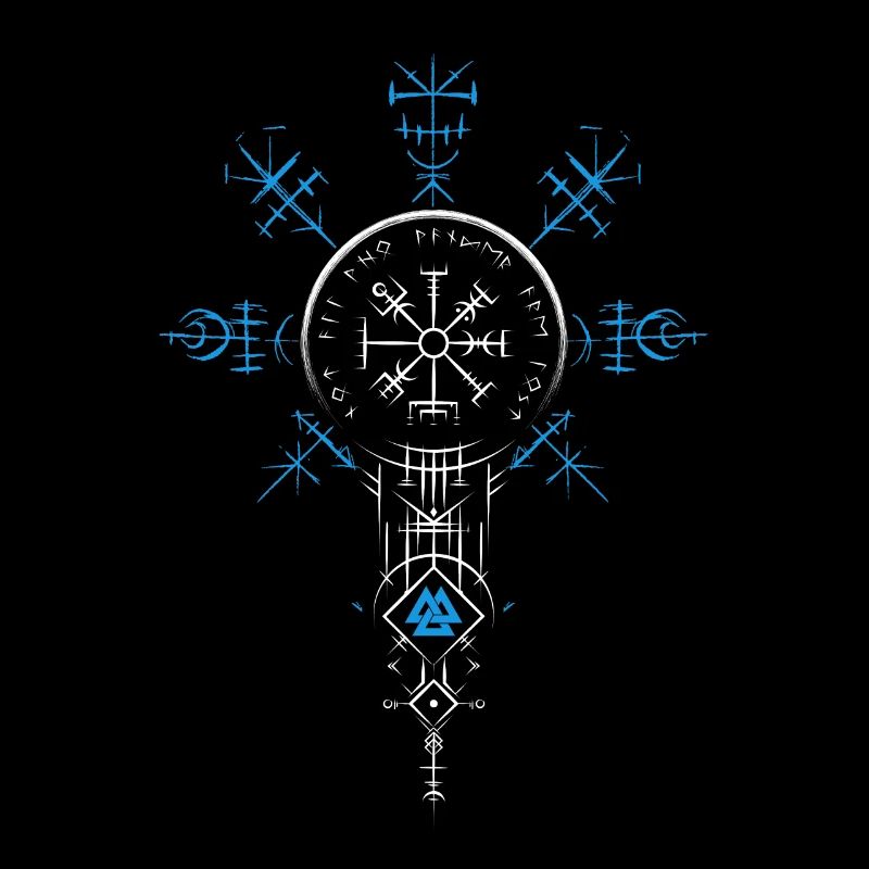 Celtic Vikinger Vegvisir compas Vikings
