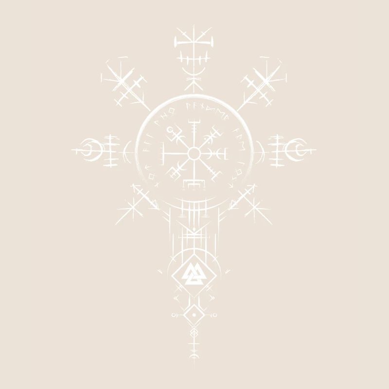 Celtic Vikinger Vegvisir compass Vikings