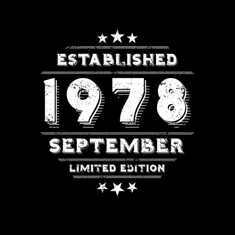 Anniversaire en septembre 1978 - septembre