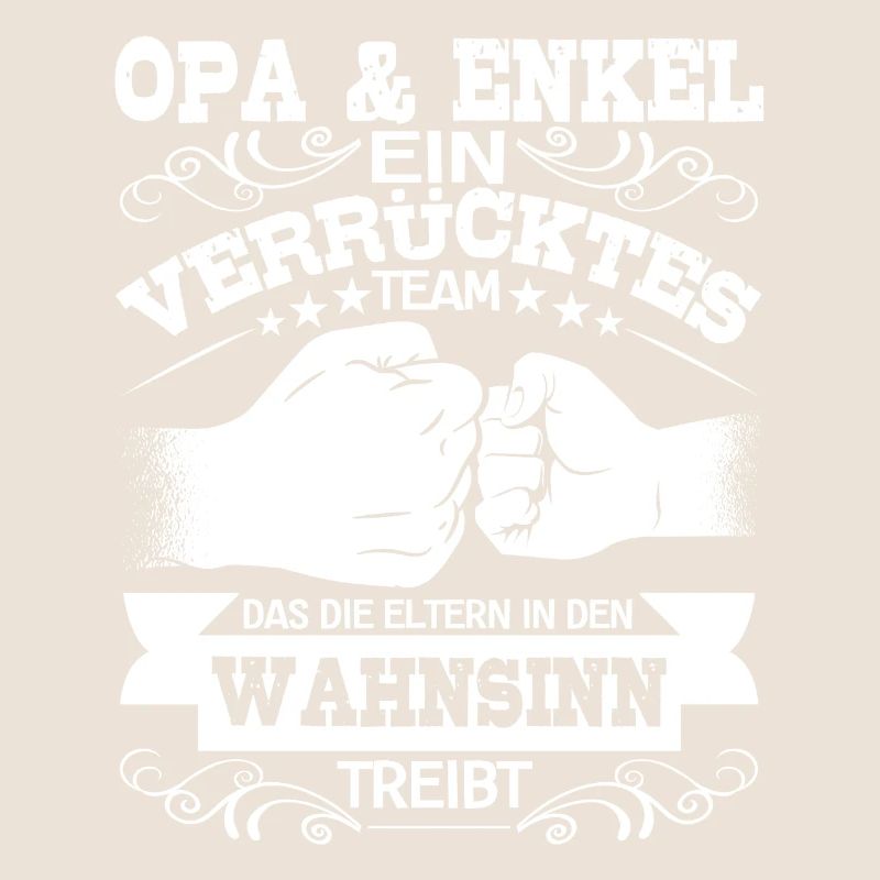 Stolzer Opa und Enkel Partnerlook Spruch Geschenk