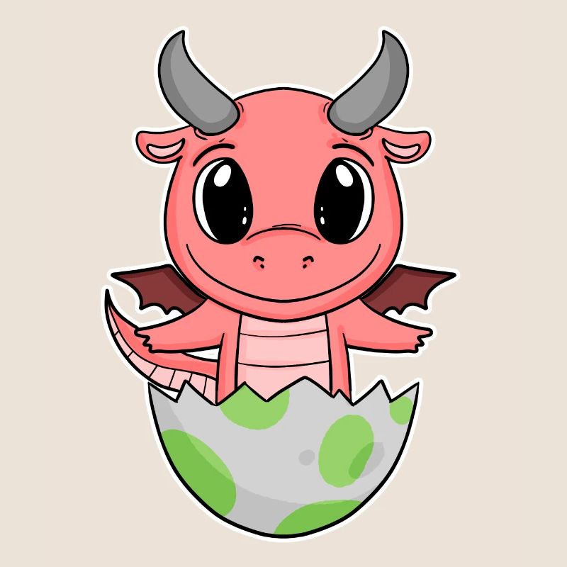 Bébé Dragon Œuf
