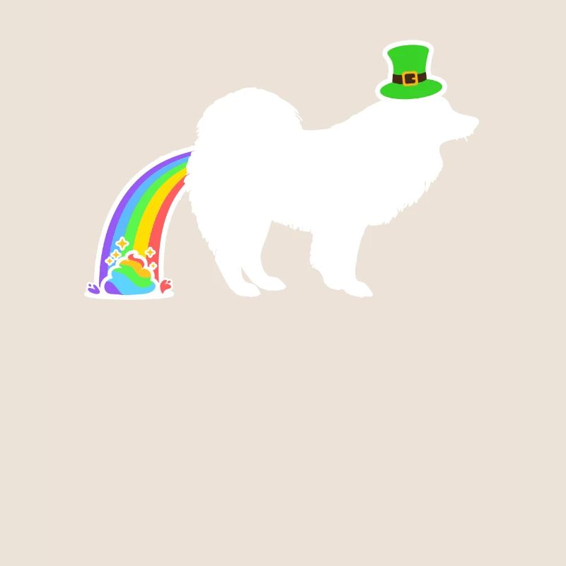 Le chien de Saint-Patrick - Samoyède