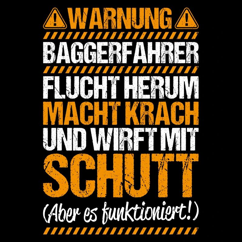 Baggerfahrer Baggerführer Heavy Equipment Operator