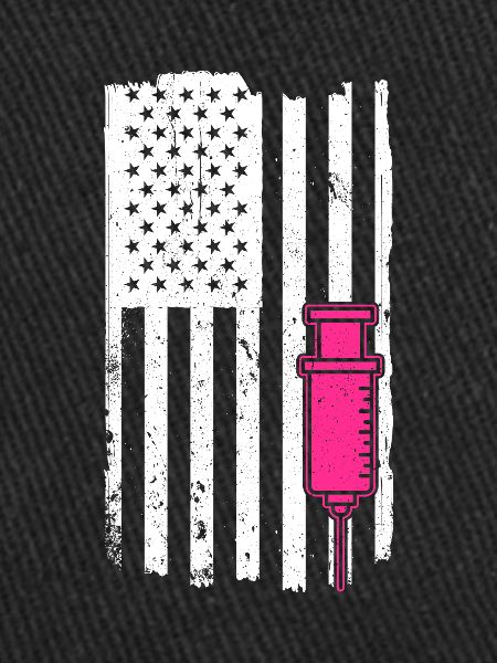 Drapeau Nurse Usa
