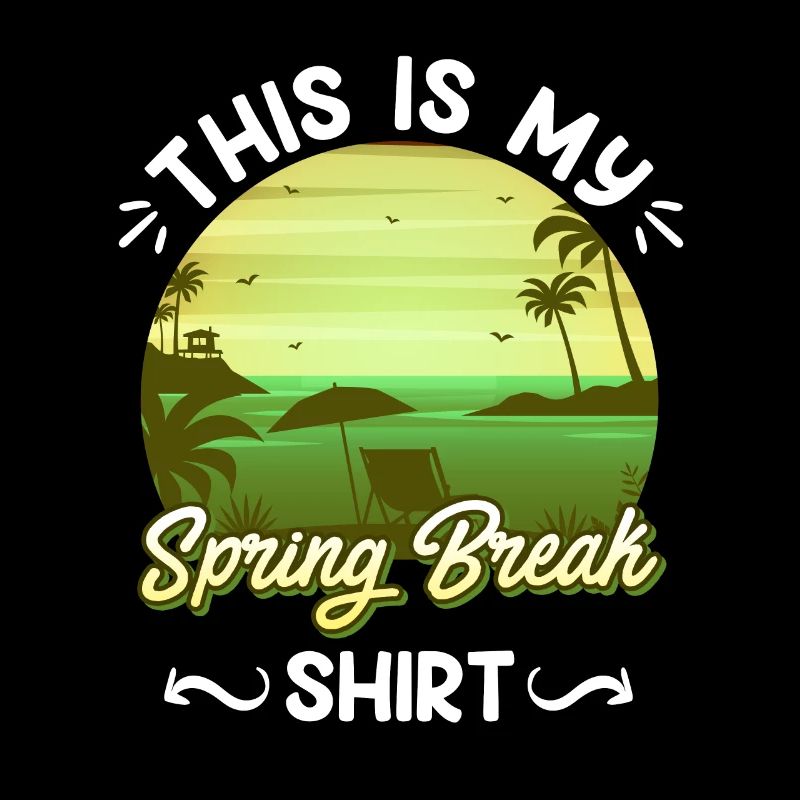 Party Sun Beach This is my Spring Break