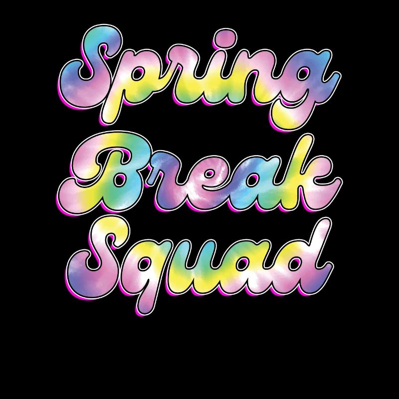 Spring Break Squad Summer Holiday Spring Break