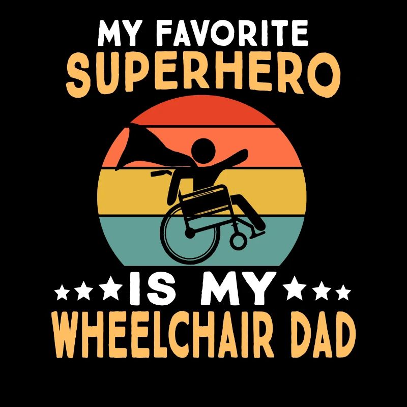 Mein Lieblingssuperheld Rollstuhlfahrer Handicap