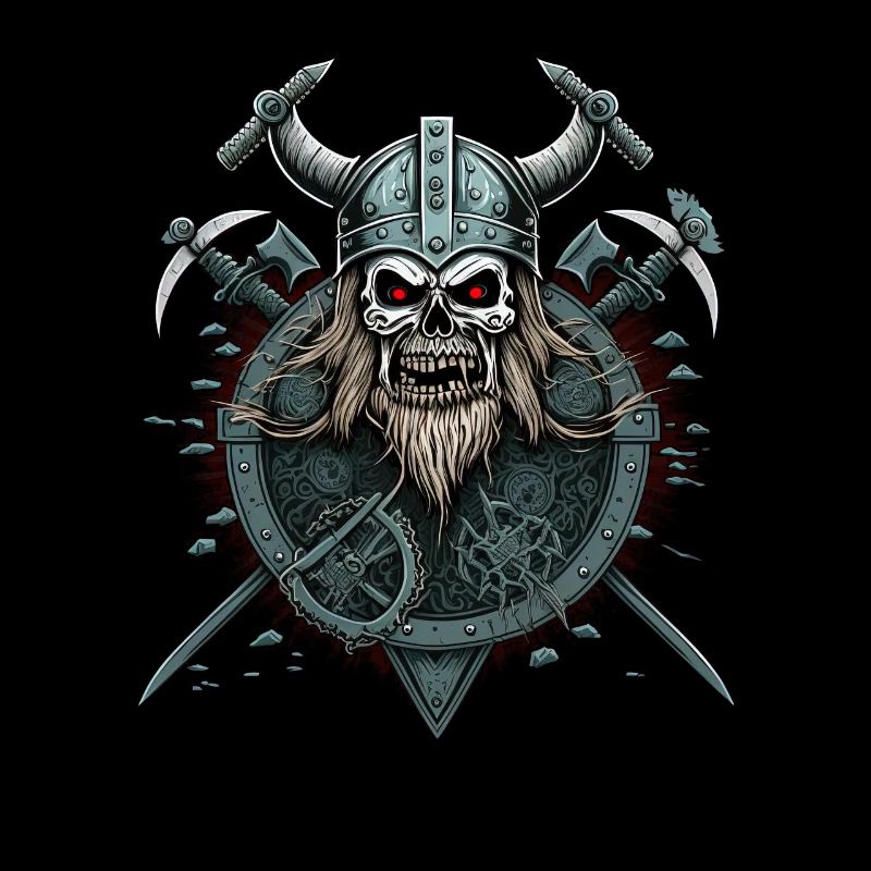 Walhalla Wikinger-Skelett