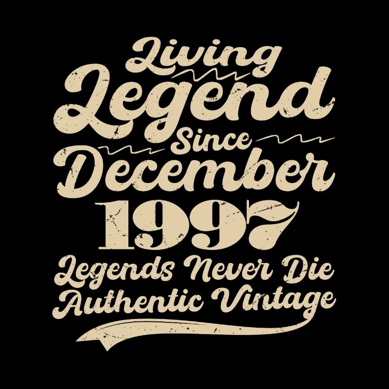 Once upon a time there was a legend. December 1997 Birth