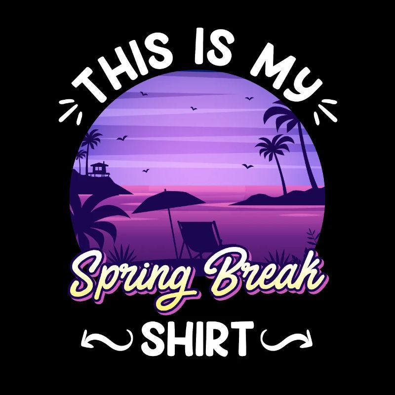 Party Sun Beach This is my Spring Break