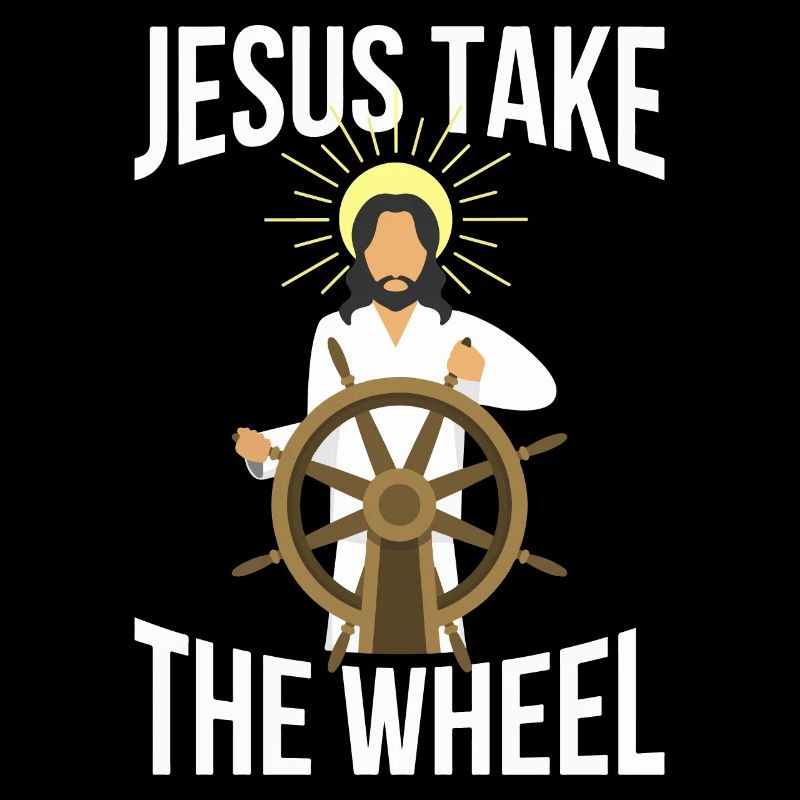 Jésus sauve prendre une roue