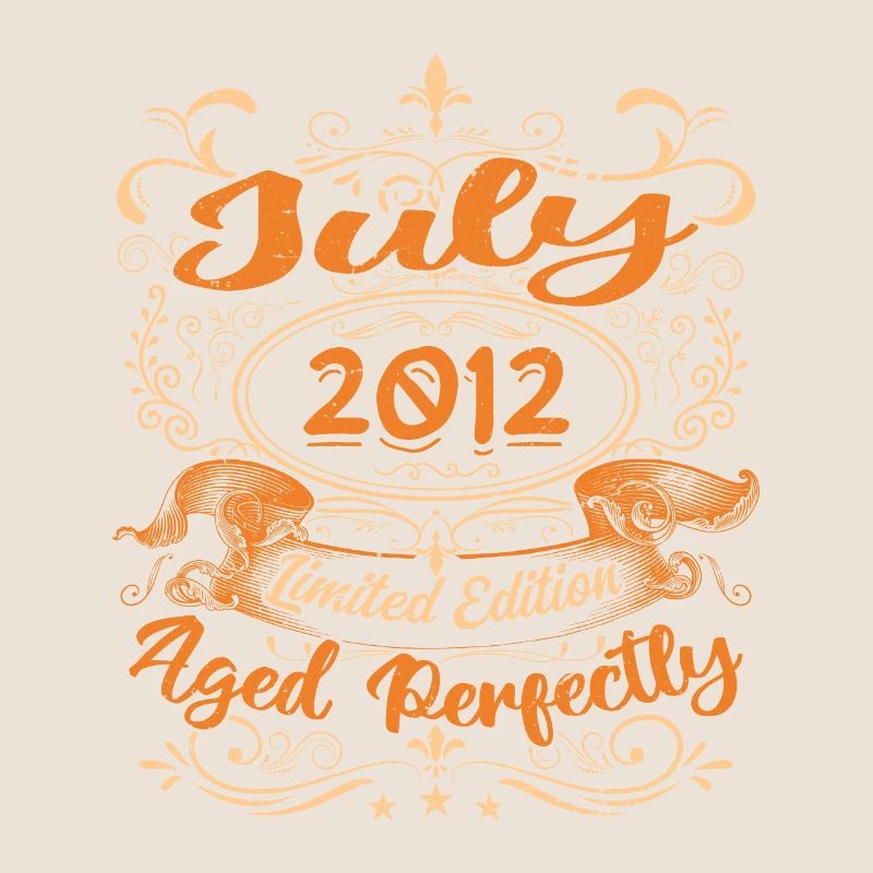 Juli 2012 Jubiläums Vintage Geschenkidee 2012