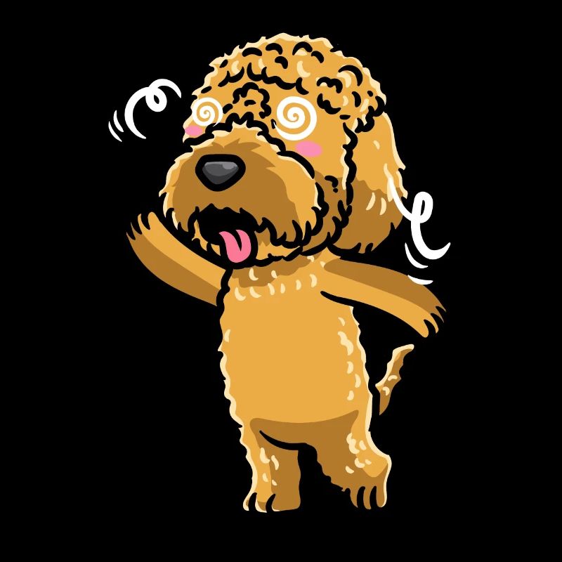 Kawaii Cockapoo Hund Emoticon
