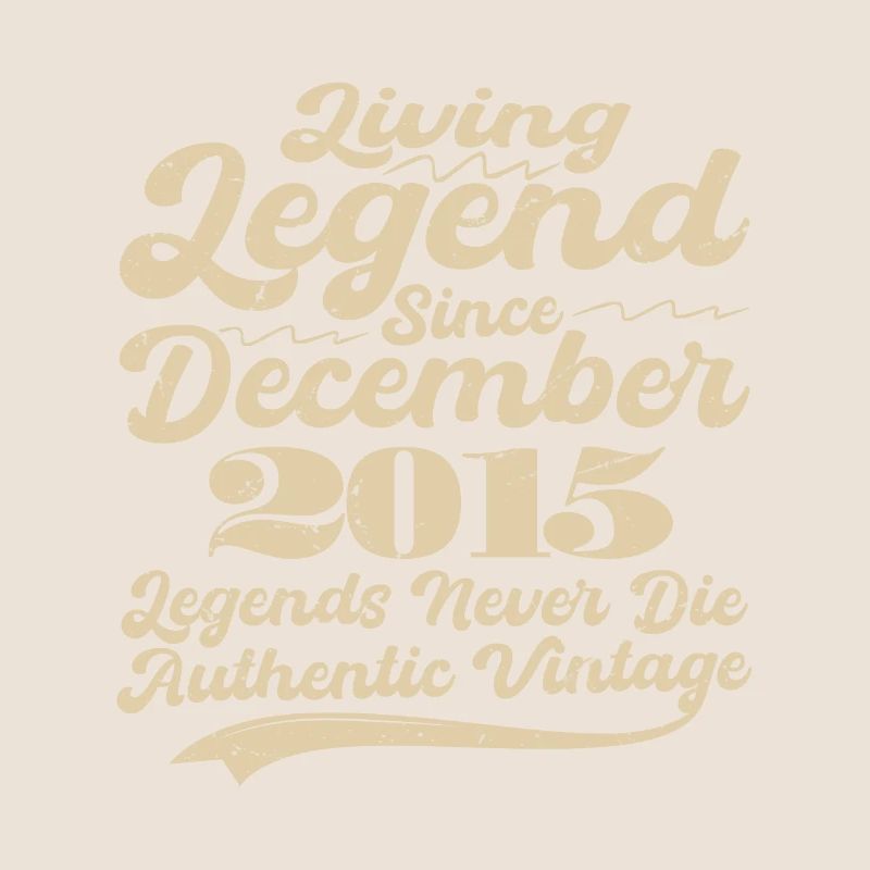 Es war einmal eine Legende. Dezember 2015 Geburts