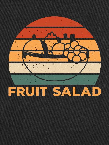 Saladier de fruits rétro