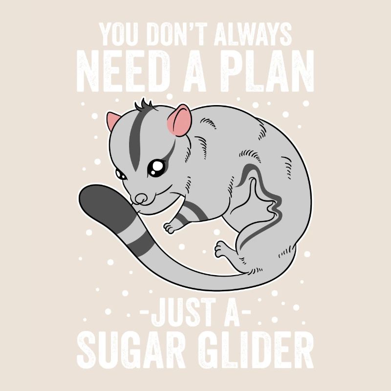 You Don't Always Need A Plan Just A Sugar Glider