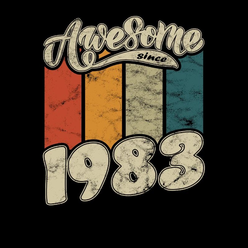1983 Birthday Awesome since Retro