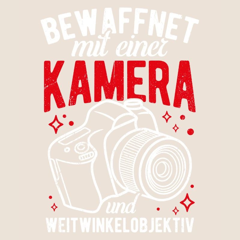 Bewaffnet mit einer KAMERA und WEITWINKELOBJEKTIV