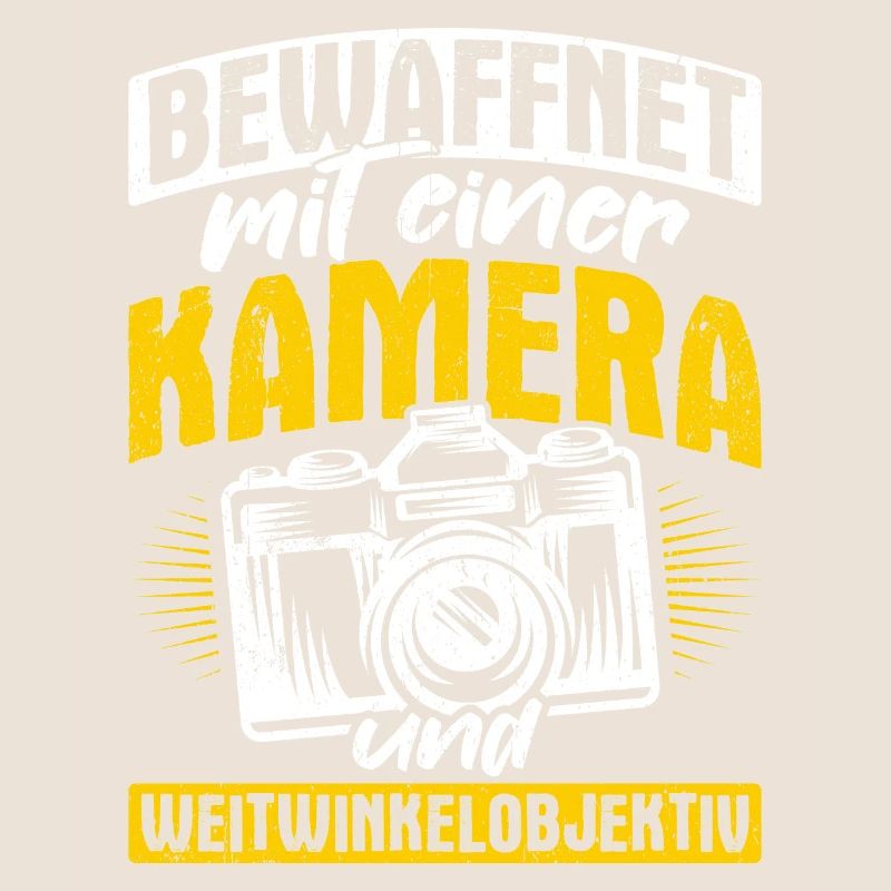 Bewaffnet mit einer KAMERA und WEITWINKELOBJEKTIV
