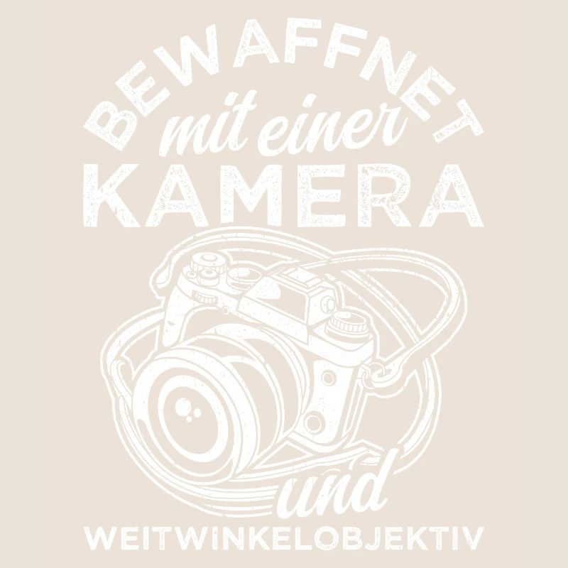 Bewaffnet mit einer KAMERA und WEITWINKELOBJEKTIV