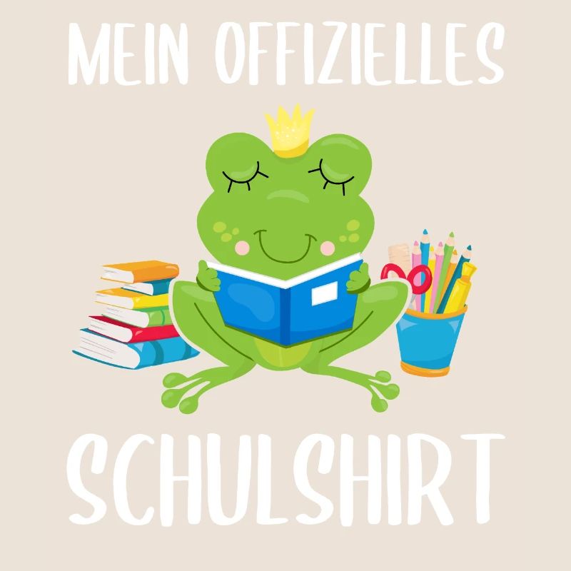Frosch Schulshirt Schulbeginn Schule Geschenk