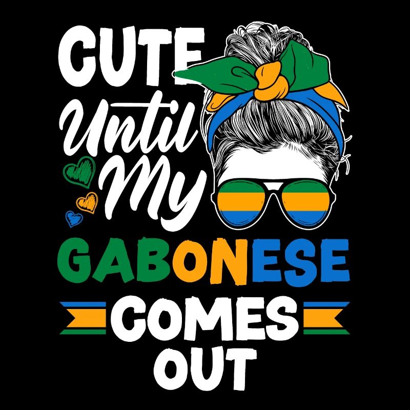 Gabonais Gabon Drapeau Gabonais mignon jusqu’à mon