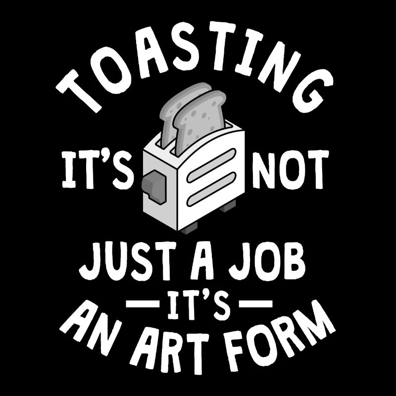 Drôle de toast disant toast