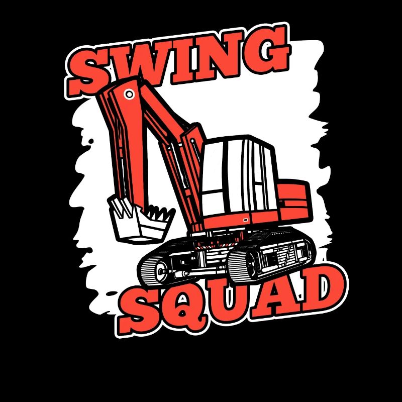 Swing Squad Excavator Crawler Cycle de service Grue