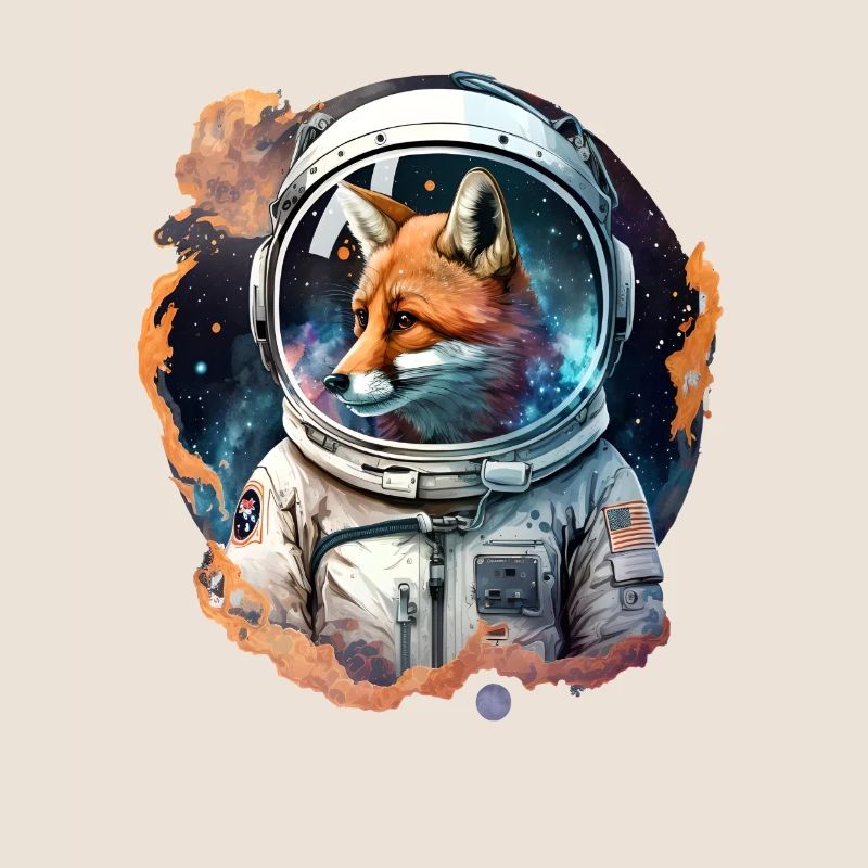 Astronaute Fox dans l’espace