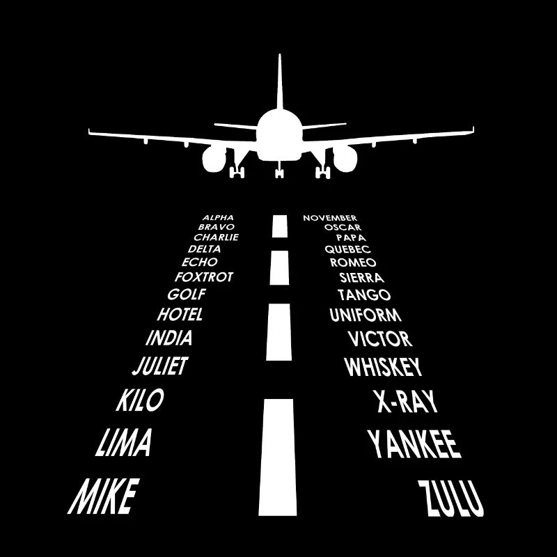 Airplane / Runway Pilots Alphabet / Hobby Pilot
