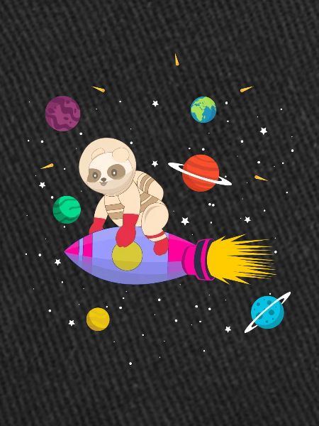Futur astronaute panda ours