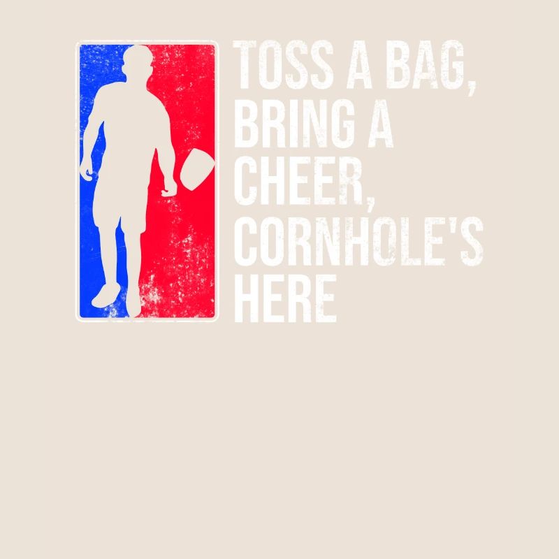 Cornhole Player Blind Hole - Funny Cornhole