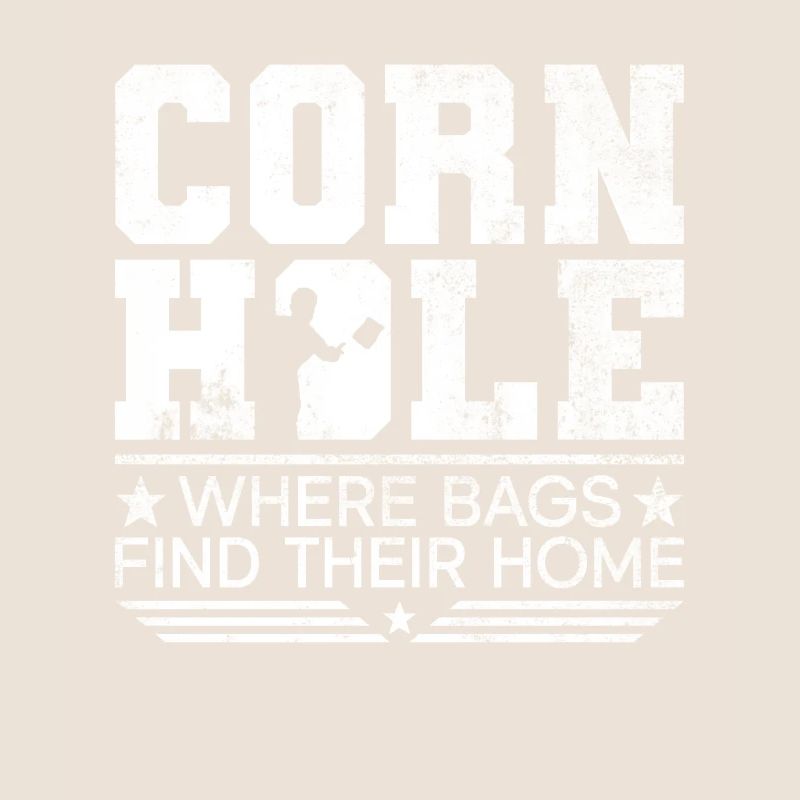 Cornhole Player Blind Hole - Funny Cornhole
