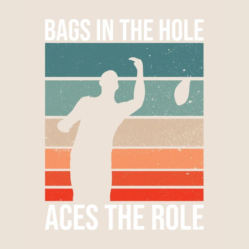 Cornhole Player Blind Hole - Funny Cornhole