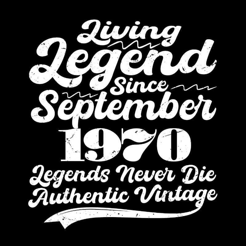 Once upon a time there was a legend. September 1970 Birth