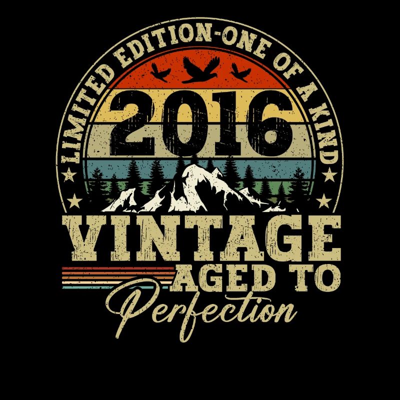 Vintage Geburtstag Original Geschenkidee 2016
