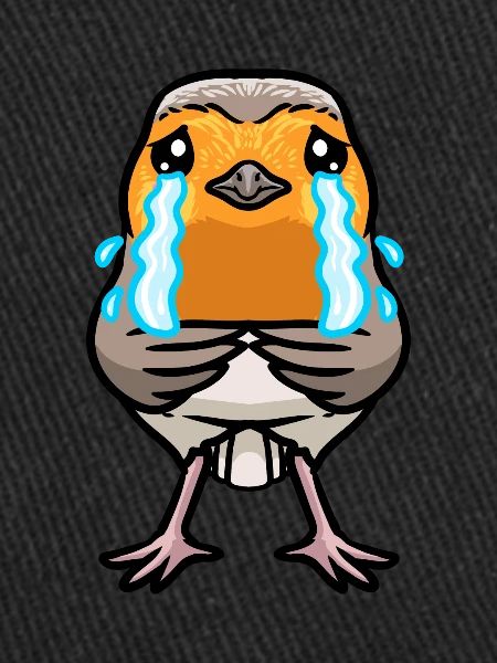 Robin Bird Kawaii Emoticon