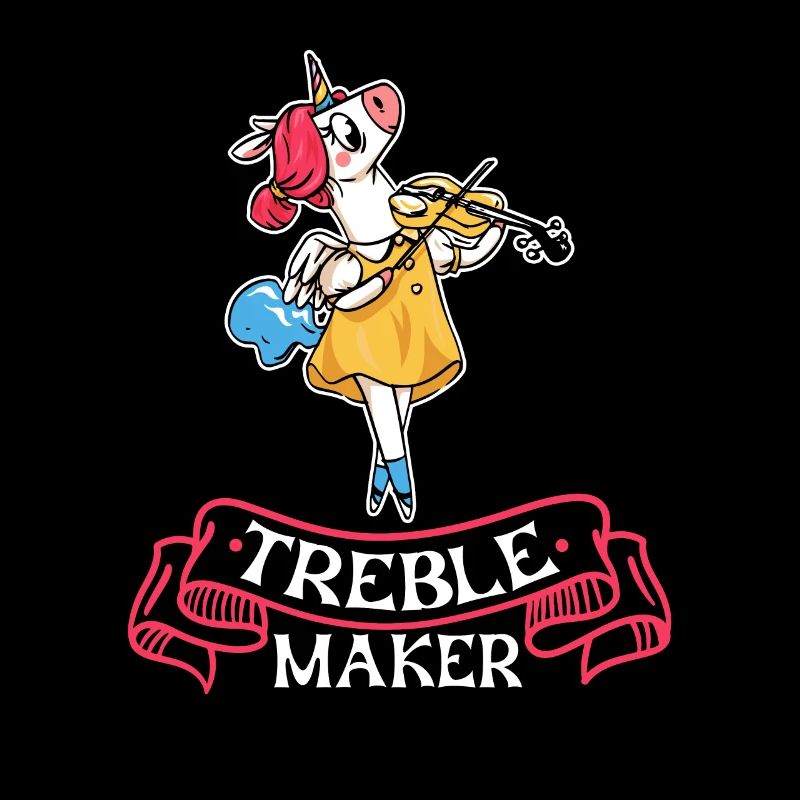 Violin Violin Unicorn Treble Maker