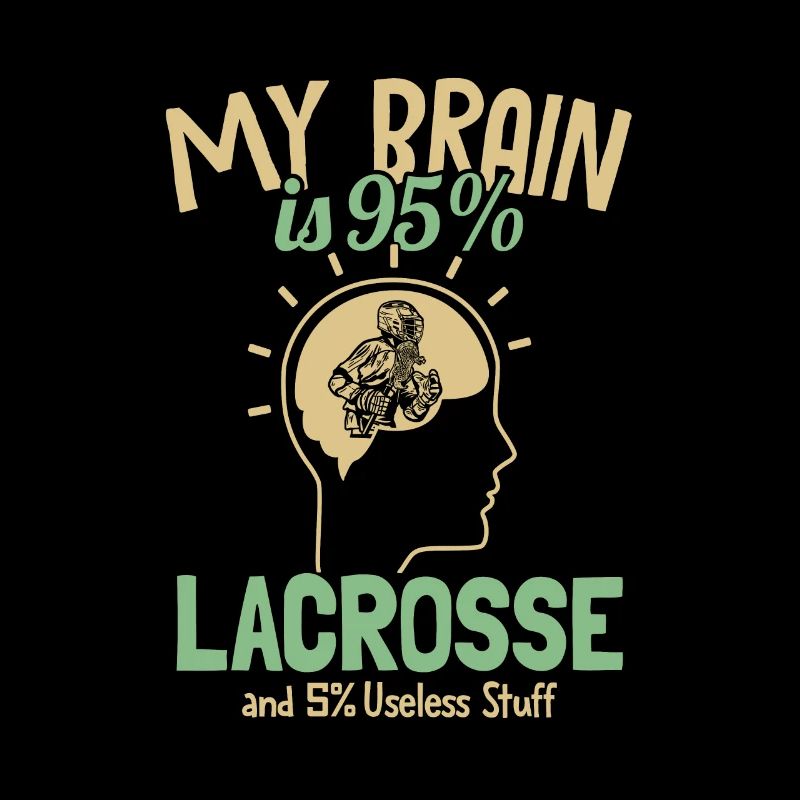 Mon cerveau est composé à 95% de crosse Polo Crosse Intercrosse