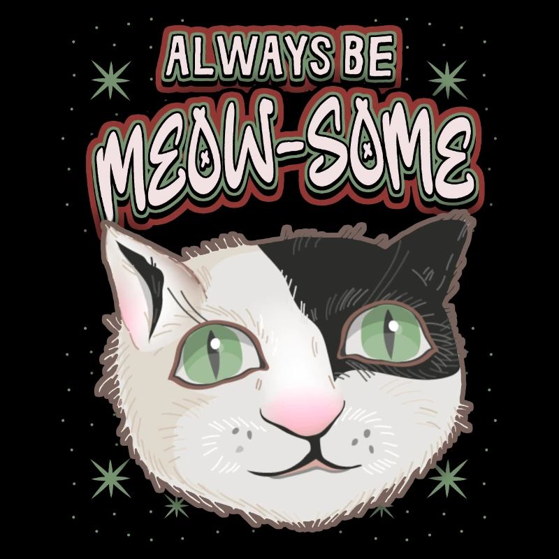 Chat avec des étoiles, drôle de dicton, jeu de mots