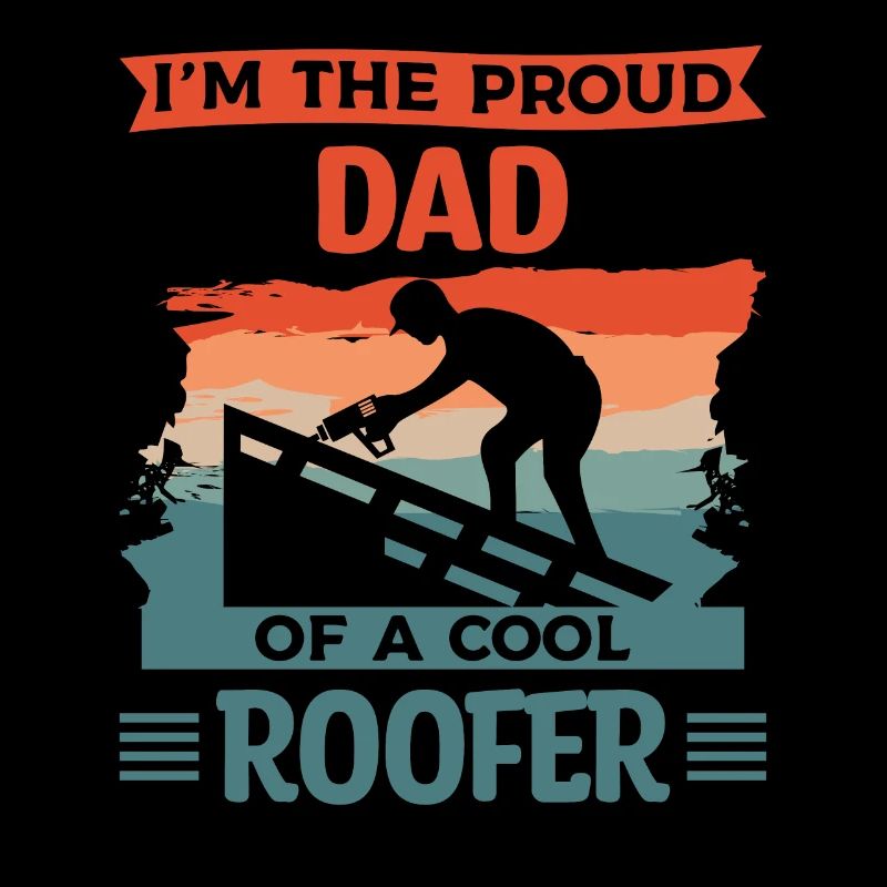 Dieser Mann ist ein großartiger Vater und ein Dachdecker