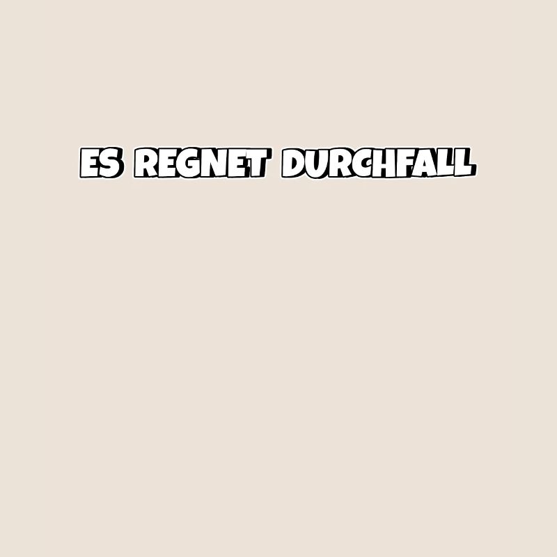 Es regnet Durchfall