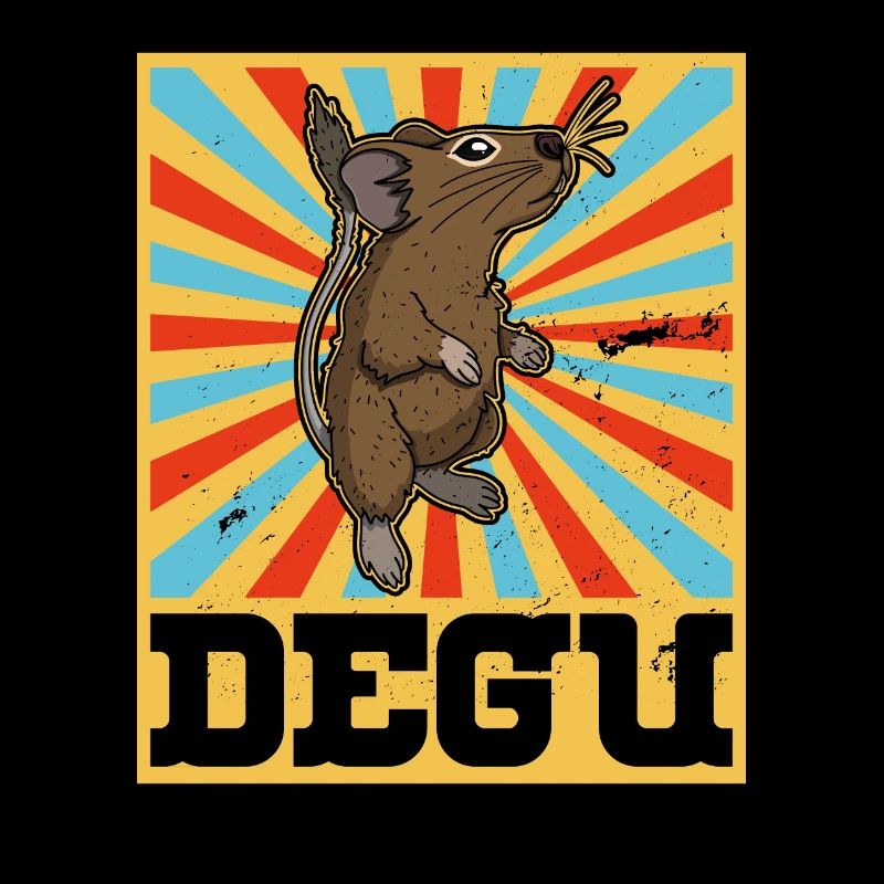 Deguhalter Degu Spruch Haustier Geschenk