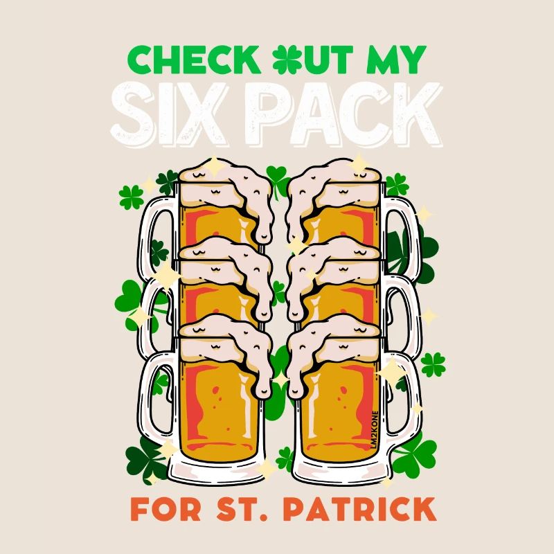 My Six Pack Biere sind köstlich Saint Patrick
